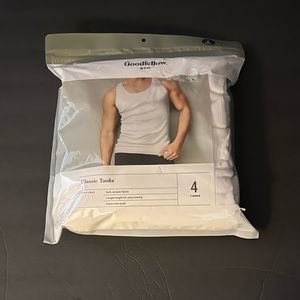 Goodfellow & Co classic Tank tops 4 tanks in package. Brand new.